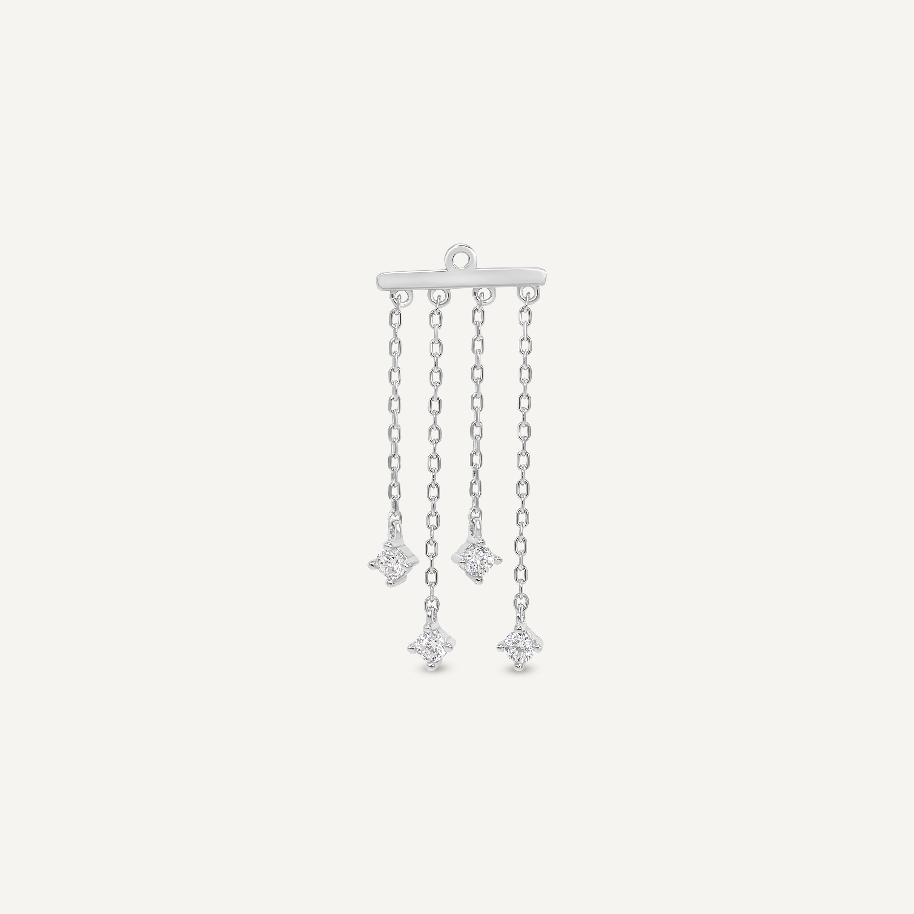 accessoire d'oreille tendance chaine tombantes Klose Jewelry