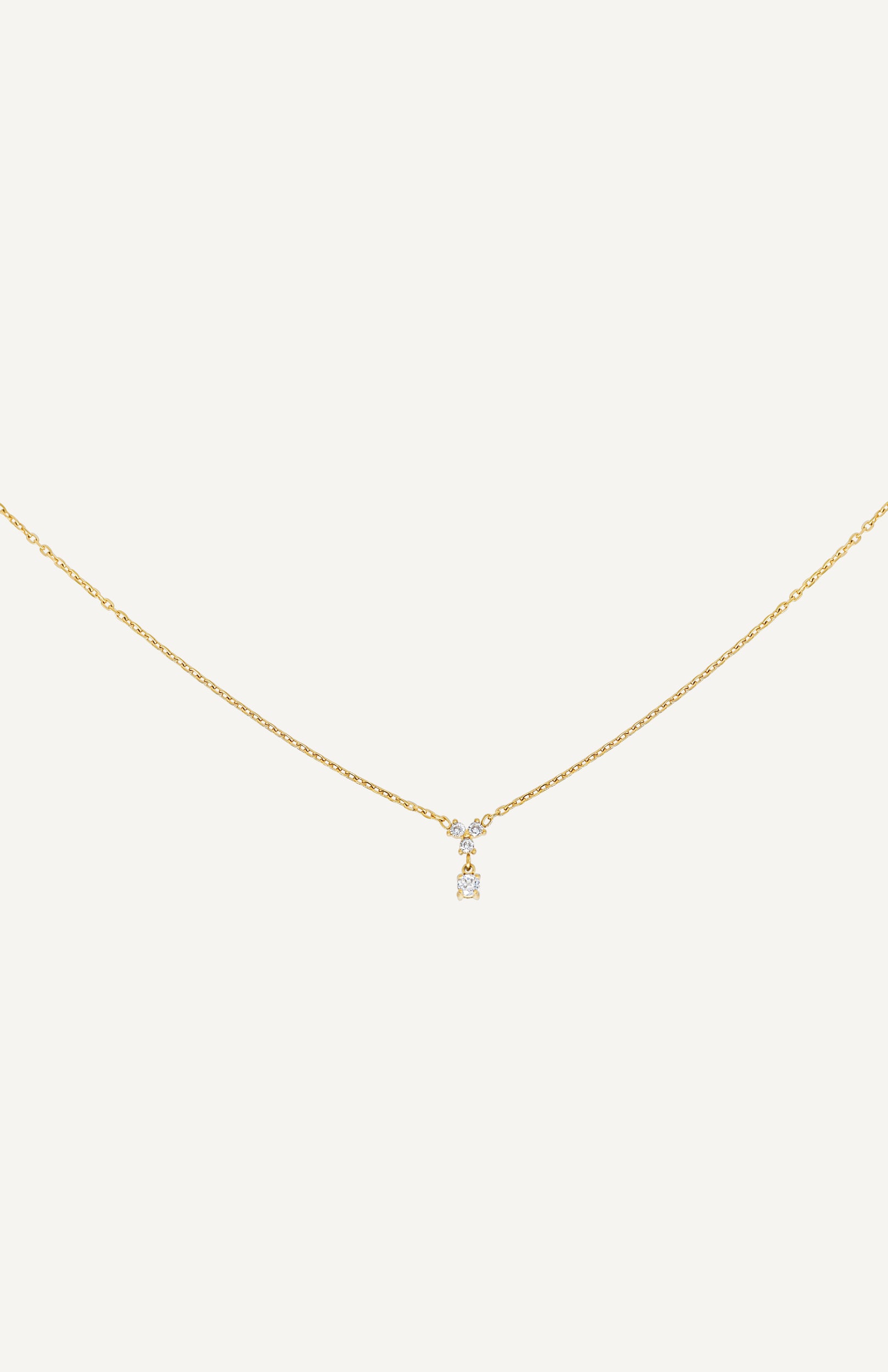 Collier Classy doré acier inoxydable