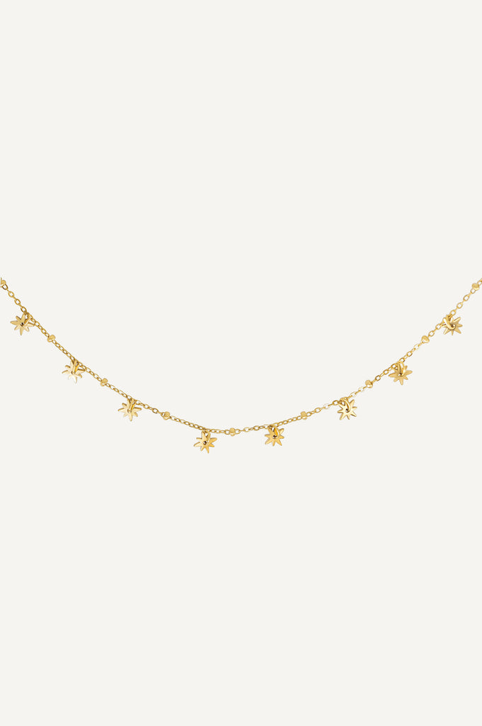 collier doré acier inoxydable