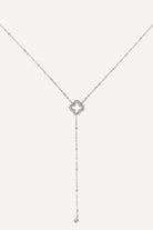 collier trèfle long en Y