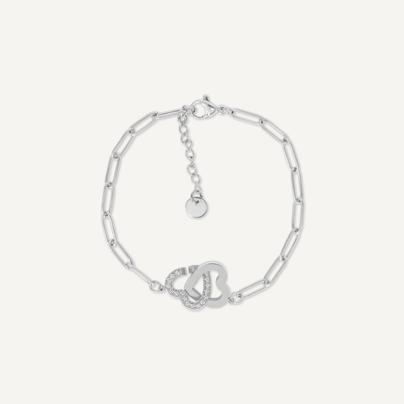 Bracelet cadenas coeur