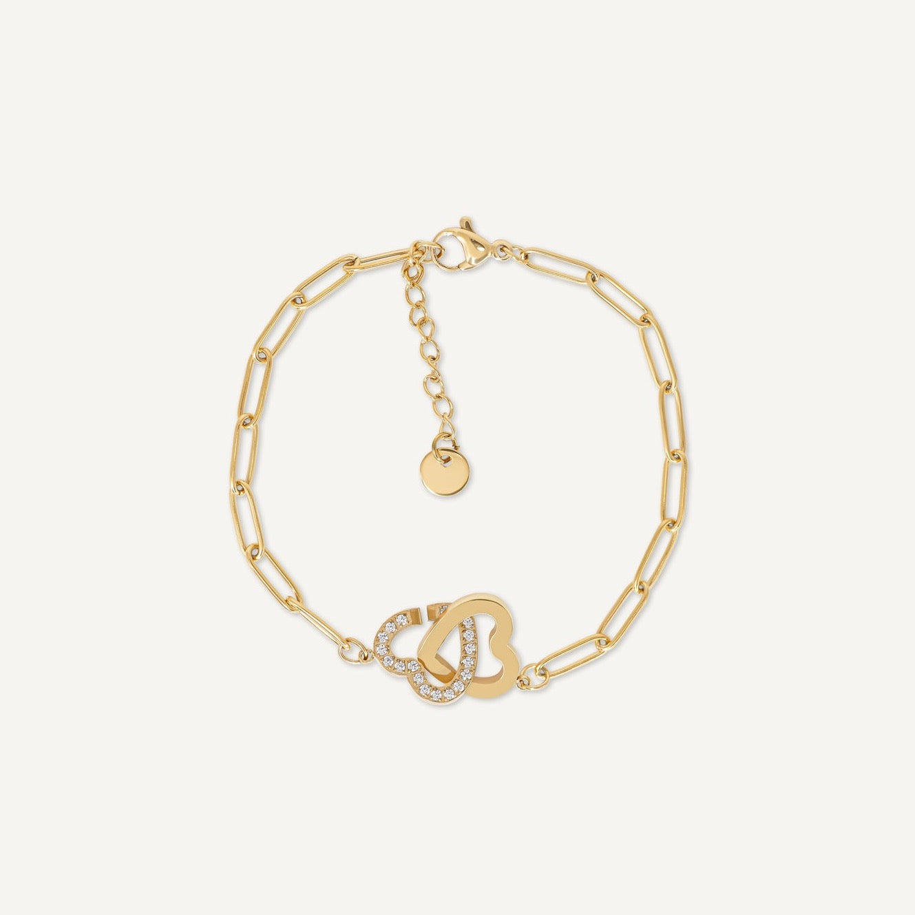 Bracelet cadenas coeur