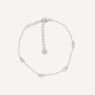Bracelet fin fleurs
