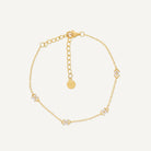 Bracelet fin fleurs