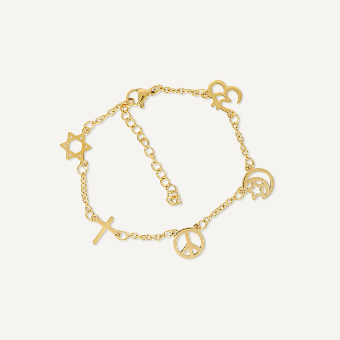 Bracelet symboles religieux