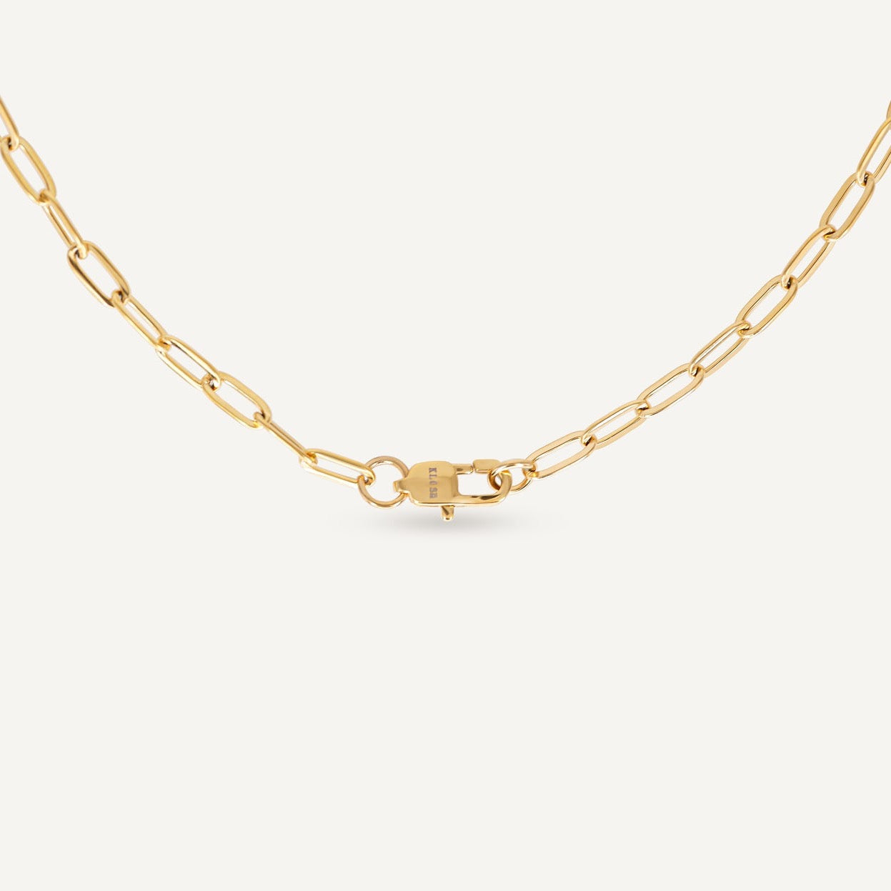 Collier fermeture devant acier inoxydable
