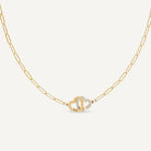 collier cadenas coeur